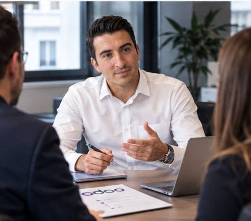 Artem Petraschow (KAPEO Solutions) im Beratungsgespräch